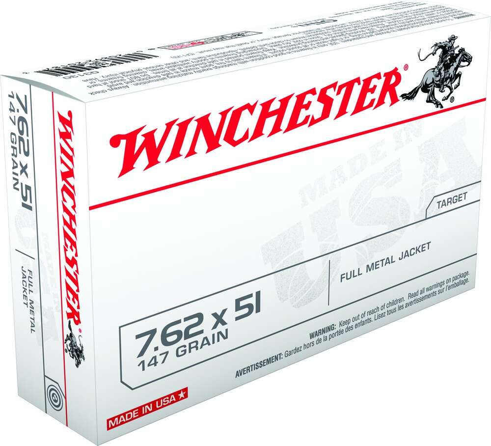 Ammunition Winchester Ammunition Ready Series 308Win 7.62NATO(308)AMMO 147GR FMJ 20RD